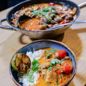 curry thai au poulet